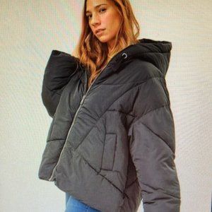 Free People "Hailey Hooded Puffer" Jacket NWOT